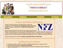 Tablet Screenshot of medfamilia.pl
